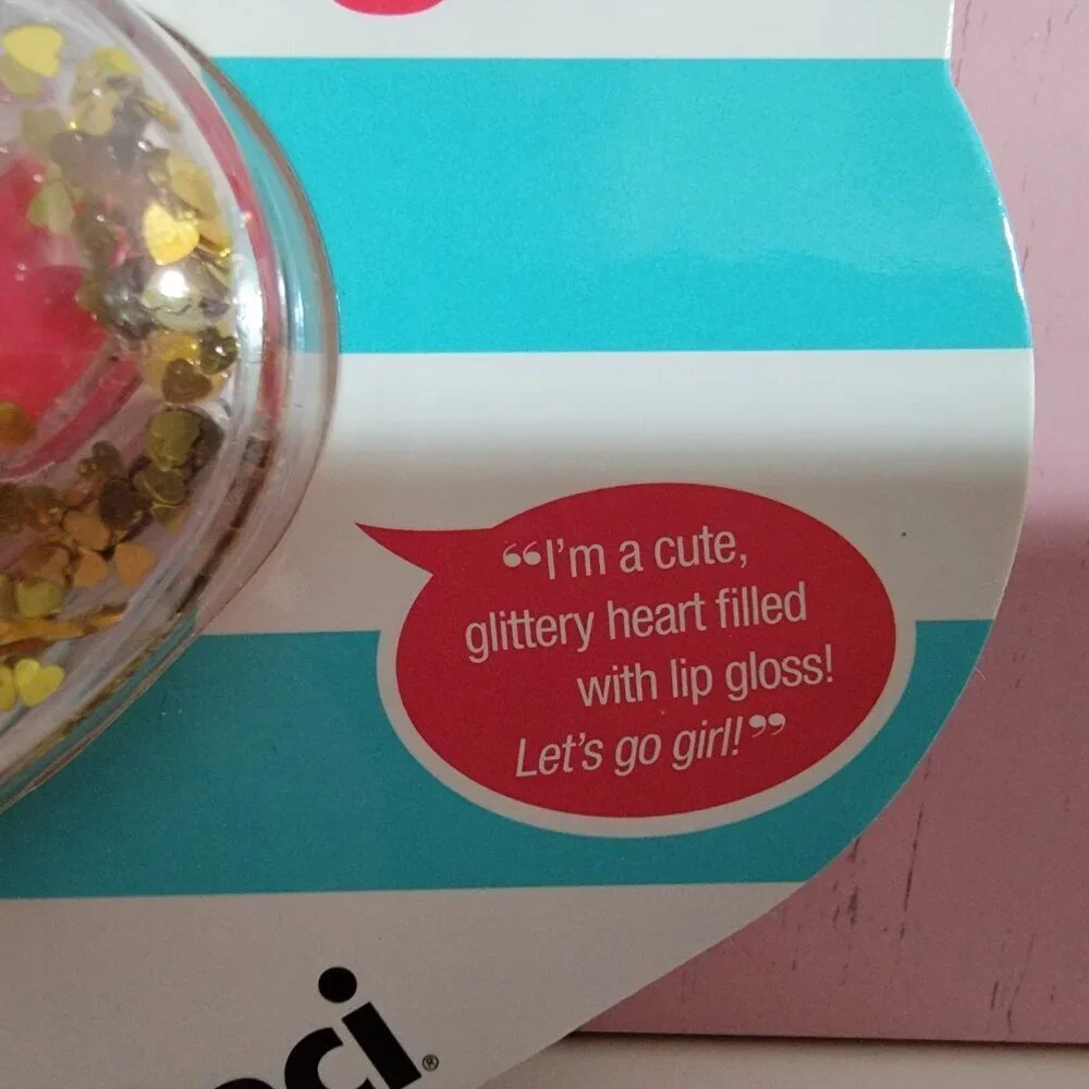Scunci Hello U Lip Gloss in Heart Case